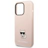 Karl Lagerfeld KLHCP14LSLCTPI iPhone 14 Pro 6,1" hardcase jasnoróżowy/light pink Silicone Choupette Body na NearMe.pl