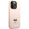 Karl Lagerfeld KLHCP14XSLCTPI iPhone 14 Pro Max 6,7" hardcase jasnoróżowy/light pink Silicone Choupette Body na NearMe.pl