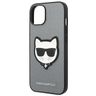 Karl Lagerfeld KLHCP14SSAPCHG iPhone 14 / 15 / 13 6,1" hardcase srebrny/silver Saffiano Choupette Head Patch na NearMe.pl