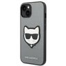 Karl Lagerfeld KLHCP14SSAPCHG iPhone 14 / 15 / 13 6,1" hardcase srebrny/silver Saffiano Choupette Head Patch na NearMe.pl