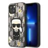 Karl Lagerfeld KLHCP13MPMNFIK1 iPhone 13 / 14 / 15 6,1" szary/grey Flower Ikonik Karl na NearMe.pl