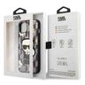 Karl Lagerfeld KLHCP13MPMNFIK1 iPhone 13 / 14 / 15 6,1" szary/grey Flower Ikonik Karl na NearMe.pl