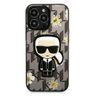 Karl Lagerfeld KLHCP13LPMNFIK1 iPhone 13 Pro / 13 6,1" szary/grey Flower Ikonik Karl na NearMe.pl