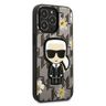 Karl Lagerfeld KLHCP13LPMNFIK1 iPhone 13 Pro / 13 6,1" szary/grey Flower Ikonik Karl na NearMe.pl