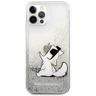 Karl Lagerfeld KLHCP12MGCFS iPhone 12/12 Pro 6,1" srebrny/silver hardcase Liquid Glitter Choupette Fun na NearMe.pl