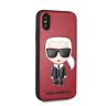 Karl Lagerfeld KLHCPXIKPURE iPhone X/XShardcase czerwony/red Ikonic Karl Fullbody na NearMe.pl
