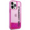 Karl Lagerfeld KLHCP14LLCKVF iPhone 14 Pro 6,1" różowy/pink hardcase Liquid Glitter Elong na NearMe.pl