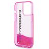 Karl Lagerfeld KLHCP14LLCKVF iPhone 14 Pro 6,1" różowy/pink hardcase Liquid Glitter Elong na NearMe.pl