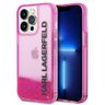 Karl Lagerfeld KLHCP14LLCKVF iPhone 14 Pro 6,1" różowy/pink hardcase Liquid Glitter Elong na NearMe.pl