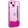 Karl Lagerfeld KLHCP14SLCKVF iPhone 14 / 15 / 13 6,1" różowy/pink hardcase Liquid Glitter Elong na NearMe.pl
