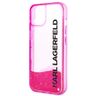 Karl Lagerfeld KLHCP14SLCKVF iPhone 14 / 15 / 13 6,1" różowy/pink hardcase Liquid Glitter Elong na NearMe.pl