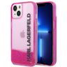 Karl Lagerfeld KLHCP14SLCKVF iPhone 14 / 15 / 13 6,1" różowy/pink hardcase Liquid Glitter Elong na NearMe.pl