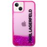 Karl Lagerfeld KLHCP14SLCKVF iPhone 14 / 15 / 13 6,1" różowy/pink hardcase Liquid Glitter Elong na NearMe.pl
