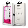 Karl Lagerfeld KLHCP14MLCKVF iPhone 14 Plus / 15 Plus 6,7" różowy/pink hardcase Liquid Glitter Elong na NearMe.pl