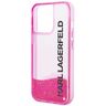 Karl Lagerfeld KLHCP14XLCKVF iPhone 14 Pro Max 6,7" różowy/pink hardcase Liquid Glitter Elong na NearMe.pl