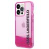 Karl Lagerfeld KLHCP14XLCKVF iPhone 14 Pro Max 6,7" różowy/pink hardcase Liquid Glitter Elong na NearMe.pl