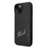 Karl Lagerfeld KLHCP14SCSSK iPhone 14 / 15 / 13 6,1" hardcase czarny/black Signature Logo Cardslot na NearMe.pl
