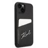 Karl Lagerfeld KLHCP14MCSSK iPhone 14 Plus / 15 Plus 6,7" hardcase czarny/black Signature Logo Cardslot na NearMe.pl