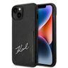 Karl Lagerfeld KLHCP14MCSSK iPhone 14 Plus / 15 Plus 6,7" hardcase czarny/black Signature Logo Cardslot na NearMe.pl