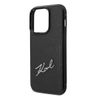 Karl Lagerfeld KLHCP14XCSSK iPhone 14Pro Max 6,7" hardcase czarny/black Signature Logo Cardslot na NearMe.pl