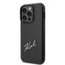Karl Lagerfeld KLHCP14XCSSK iPhone 14Pro Max 6,7" hardcase czarny/black Signature Logo Cardslot na NearMe.pl