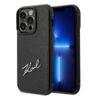 Karl Lagerfeld KLHCP14XCSSK iPhone 14Pro Max 6,7" hardcase czarny/black Signature Logo Cardslot na NearMe.pl