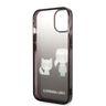 Karl Lagerfeld KLHCP14STGKCK iPhone 14 / 15 / 13 6,1" hardcase czarny/black Gradient Ikonik Karl & Choupette na NearMe.pl