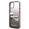 Karl Lagerfeld KLHCP14MTGKCK iPhone 14Plus / 15 Plus 6,7" hardcase czarny/black Gradient Ikonik Karl & Choupette na NearMe.pl
