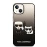 Karl Lagerfeld KLHCP14MTGKCK iPhone 14Plus / 15 Plus 6,7" hardcase czarny/black Gradient Ikonik Karl & Choupette na NearMe.pl