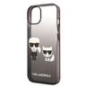 Karl Lagerfeld KLHCP14LTGKCK iPhone 14 Pro 6,1" hardcase czarny/black Gradient Ikonik Karl & Choupette na NearMe.pl