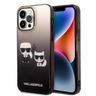 Karl Lagerfeld KLHCP14LTGKCK iPhone 14 Pro 6,1" hardcase czarny/black Gradient Ikonik Karl & Choupette na NearMe.pl