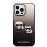 Karl Lagerfeld KLHCP14LTGKCK iPhone 14 Pro 6,1" hardcase czarny/black Gradient Ikonik Karl & Choupette na NearMe.pl