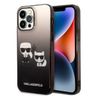 Karl Lagerfeld KLHCP14XTGKCK iPhone 14 Pro Max 6,7" hardcase czarny/black Gradient Ikonik Karl & Choupette na NearMe.pl