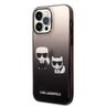 Karl Lagerfeld KLHCP14XTGKCK iPhone 14 Pro Max 6,7" hardcase czarny/black Gradient Ikonik Karl & Choupette na NearMe.pl