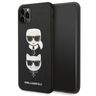 Karl Lagerfeld KLHCN65SAKICKCBK iPhone 11 Pro Max 6,5" czarny/black hardcase Saffiano Karl&Choupette Head na NearMe.pl
