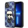 Karl Lagerfeld KLHCP13MPMNIKBL iPhone 13/ 14 / 15 6,1" hardcase niebieski/blue Monogram Ikonik Patch na NearMe.pl