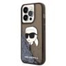 Karl Lagerfeld KLHCP14LLNKHCK iPhone 14 Pro 6,1" czarny/black hardcase Glitter Karl Head na NearMe.pl