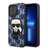 Karl Lagerfeld KLHCP13XPMNIKBL iPhone 13 Pro Max 6,7" hardcase niebieski/blue Monogram Ikonik Patch na NearMe.pl