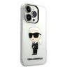 Karl Lagerfeld KLHCP14LHNIKTCT iPhone 14 Pro 6,1" transparent hardcase Ikonik Karl Lagerfeld na NearMe.pl
