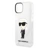Karl Lagerfeld KLHCP14SHNIKTCT iPhone 14/ 15 / 13 6,1" transparent hardcase Ikonik Karl Lagerfeld na NearMe.pl