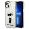Karl Lagerfeld KLHCP14MHNIKTCT iPhone 14 Plus / 15 Plus 6,7" transparent hardcase Ikonik Karl Lagerfeld na NearMe.pl