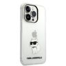 Karl Lagerfeld KLHCP14XHNCHTCT iPhone 14 Pro Max 6,7" transparent hardcase Ikonik Choupette na NearMe.pl