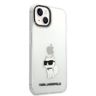 Karl Lagerfeld KLHCP14SHNCHTCT iPhone 14/ 15 / 13 6,1" transparent hardcase Ikonik Choupette na NearMe.pl