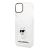 Karl Lagerfeld KLHCP14SHNCHTCT iPhone 14/ 15 / 13 6,1" transparent hardcase Ikonik Choupette na NearMe.pl