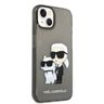 Karl Lagerfeld KLHCP14SHNKCTGK iPhone 14/ 15 / 13 6,1" czarny/black hardcase Glitter Karl&Choupette na NearMe.pl