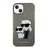 Karl Lagerfeld KLHCP14SHNKCTGK iPhone 14/ 15 / 13 6,1" czarny/black hardcase Glitter Karl&Choupette na NearMe.pl
