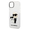 Karl Lagerfeld KLHCP14MHNKCTGT iPhone 14Plus / 15 Plus 6,7" transparent hardcase Gliter Karl&Choupette na NearMe.pl