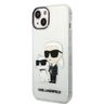Karl Lagerfeld KLHCP14SHNKCTGT iPhone 14/ 15 / 13 6,1" transparent hardcase Glitter Karl&Choupette na NearMe.pl
