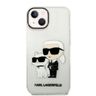 Karl Lagerfeld KLHCP14SHNKCTGT iPhone 14/ 15 / 13 6,1" transparent hardcase Glitter Karl&Choupette na NearMe.pl