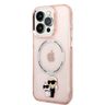 Karl Lagerfeld KLHMP14XHNKCIP iPhone 14 Pro Max 6,7" hardcase różowy/pink Iconic Karl&Choupette Magsafe na NearMe.pl